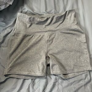Gray biker shorts